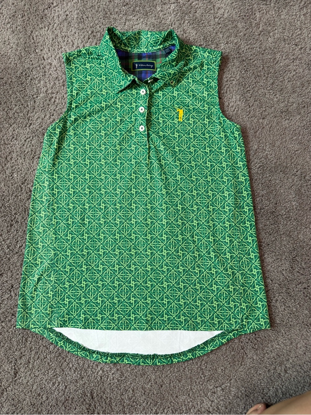 William Murray Women's Knotty by Nature Sleeveless Golf Polo - Size XS